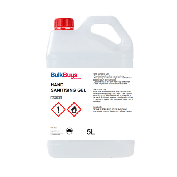 Hand Sanitiser Gel - 5LT