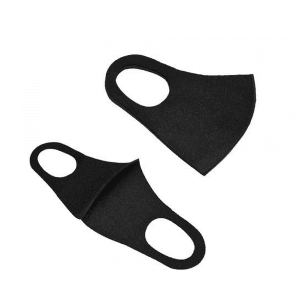 Reusable Washable Fashion Face Mask Black - Image 2