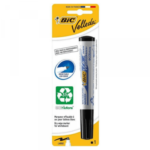 Bic Velleda Whiteboard Marker Black