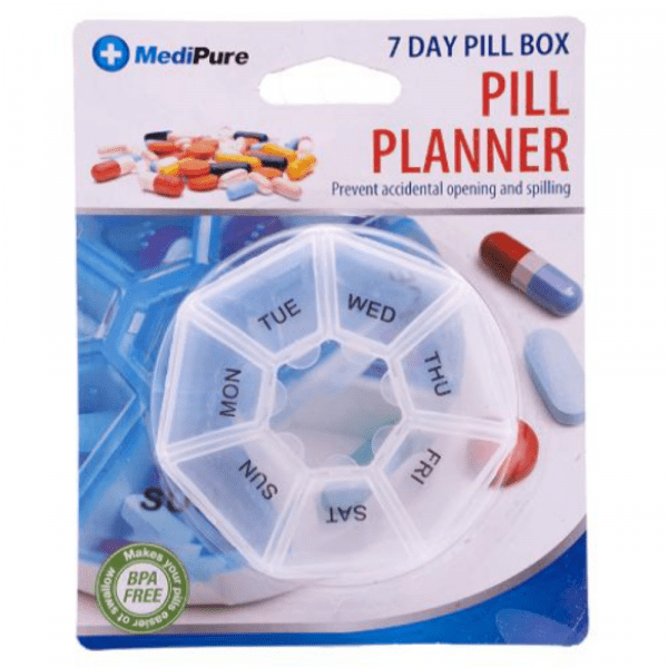 MediPure 7 Day Pill Planner