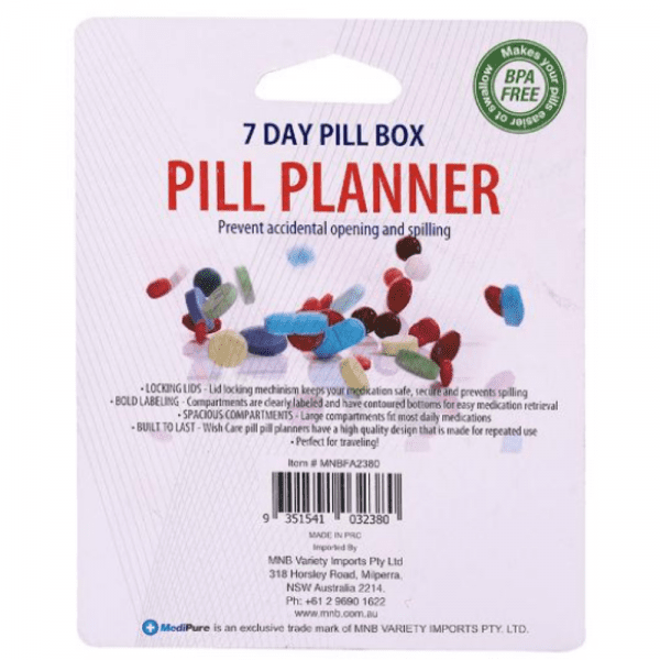 MediPure 7 Day Pill Planner - Image 5