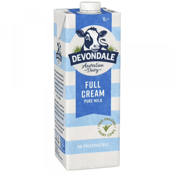 Devondale Full Cream UHT Milk 1 Litre