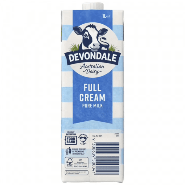Devondale Full Cream UHT Milk 1 Litre - Image 5