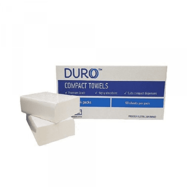 Duro Compact Interleaved Towel 120 Sheet x 20 Packets - Image 2