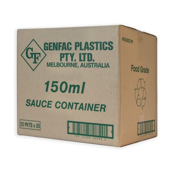 Genfac Round Sauce Container Natural 150ml - Image 2