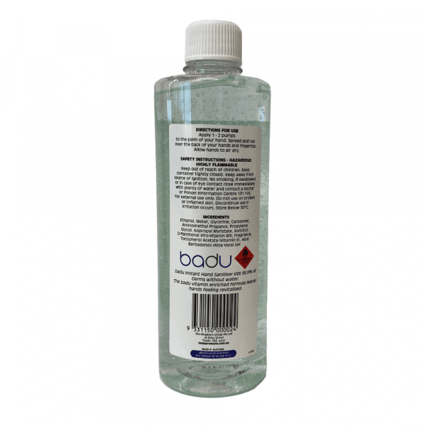 Badu Instant Hand Sanitiser 500ml - Image 2
