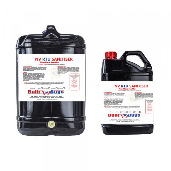 Non-Rinse Food Sanitiser - 25LT or 5LT