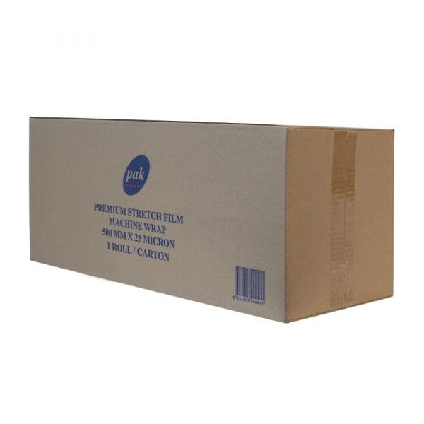 Clear Machine Stretch Film 1 Roll 25um 500mm x 1500m - Image 2