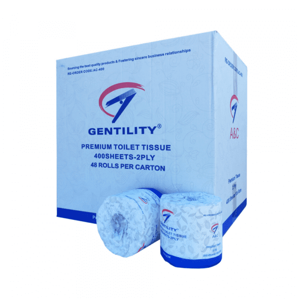 Gentility 2ply Premium Toilet Tissues 400 Sheet x 48 Rolls