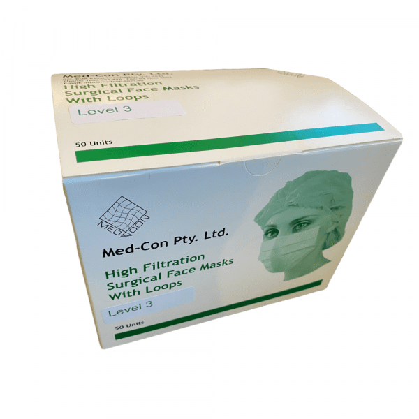 Medcon High Filtration 3Ply Mask Level 3 50pcs