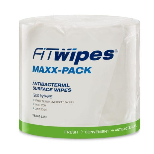 Wow Wipes MAXX-PACK Gym Wipes 4 Rolls x 1200 Wipes - Image 3