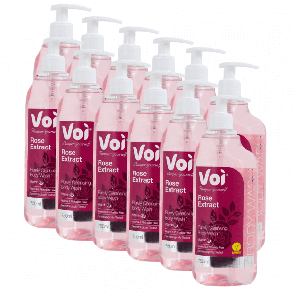 Voi Body Wash Rose Extract 750ml - Image 2