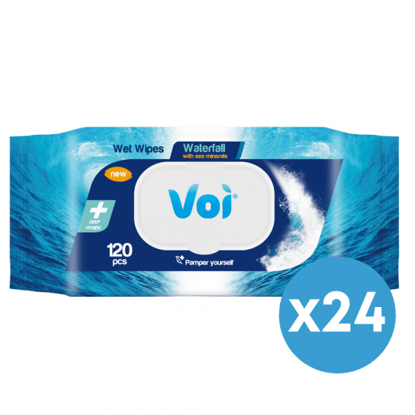 Voi Wet Wipes Waterfall 120pcs - Image 2
