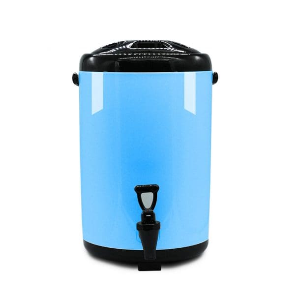 SOGA 14L Stainless Steel Insulated Milk Tea Barrel Hot and Cold Beverage Dispenser Container with Faucet Blue - Image 3