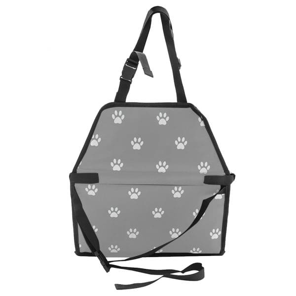 SOGA Waterproof Pet Booster Car Seat Breathable Mesh Safety Travel Portable Dog Carrier Bag Grey - Image 3