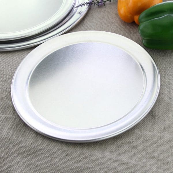 SOGA 8-inch Round Aluminum Steel Pizza Tray Home Oven Baking Plate Pan - Image 3