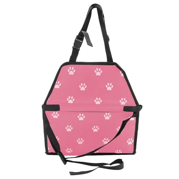 SOGA Waterproof Pet Booster Car Seat Breathable Mesh Safety Travel Portable Dog Carrier Bag Pink - Image 4