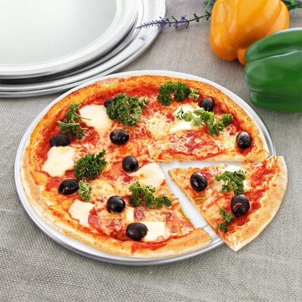 SOGA 8-inch Round Aluminum Steel Pizza Tray Home Oven Baking Plate Pan - Image 4