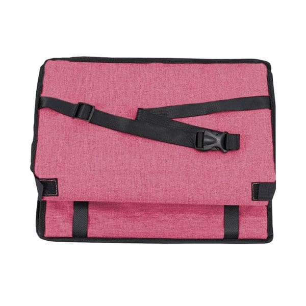 SOGA Waterproof Pet Booster Car Seat Breathable Mesh Safety Travel Portable Dog Carrier Bag Red - Image 5