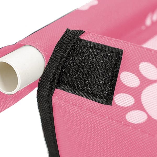 SOGA Waterproof Pet Booster Car Seat Breathable Mesh Safety Travel Portable Dog Carrier Bag Pink - Image 6
