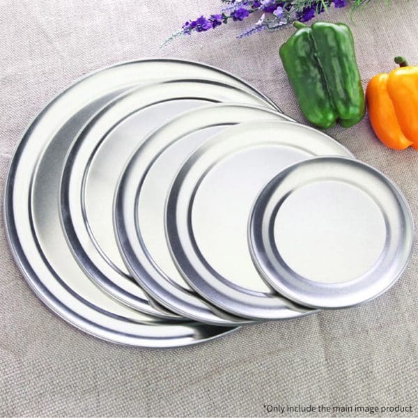 SOGA 8-inch Round Aluminum Steel Pizza Tray Home Oven Baking Plate Pan - Image 6