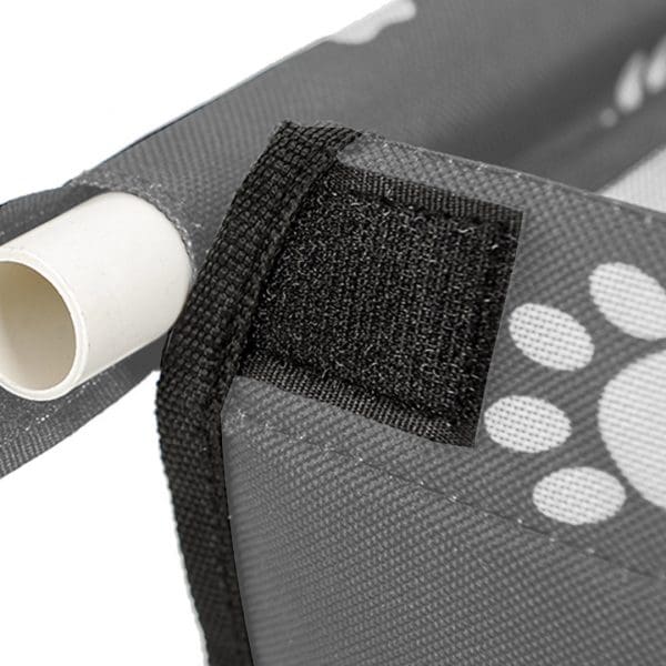 SOGA Waterproof Pet Booster Car Seat Breathable Mesh Safety Travel Portable Dog Carrier Bag Grey - Image 7
