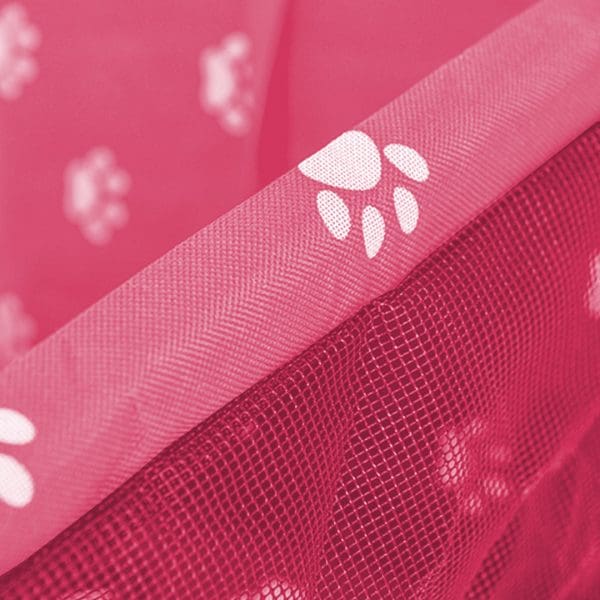SOGA Waterproof Pet Booster Car Seat Breathable Mesh Safety Travel Portable Dog Carrier Bag Pink - Image 8