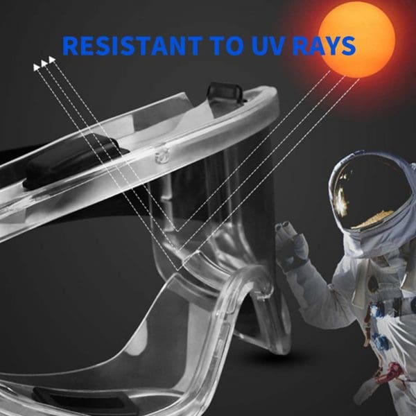 Clear Protective Eye Glasses Safety Windproof Lab Goggles Eyewear - Image 9