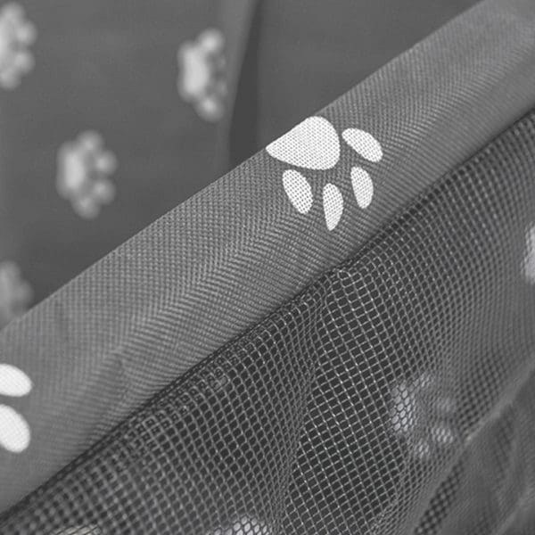 SOGA Waterproof Pet Booster Car Seat Breathable Mesh Safety Travel Portable Dog Carrier Bag Grey - Image 9