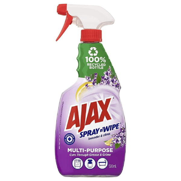 Ajax Spray n' Wipe Multi-Purpose Surface Spray Lavender & Citrus 500ml