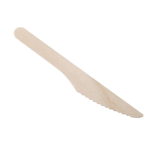 Earthie Wooden Knives 16.5cm 12PK - Image 2
