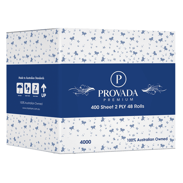 Provada Premium Toilet Paper 2ply 400 Sheet x 48 Rolls