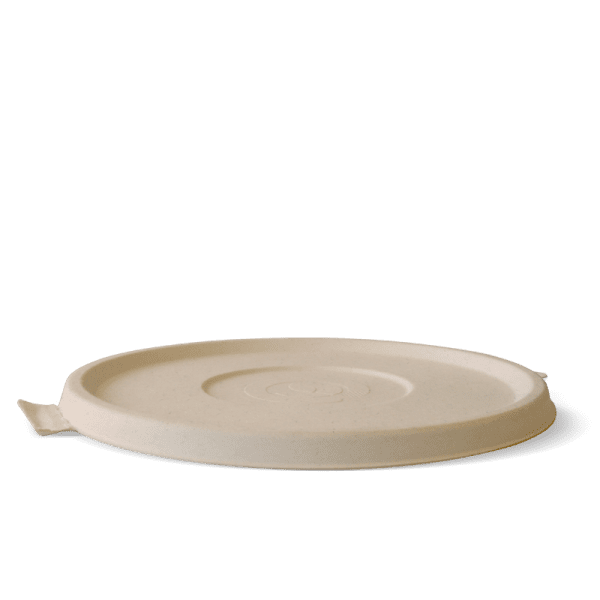 Biopak BioCane Bowl Lids Natural 800-1420ml 400pcs