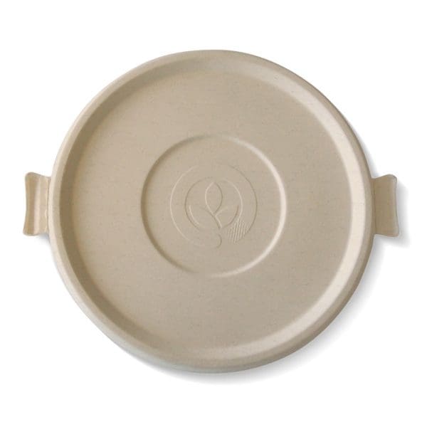 Biopak BioCane Bowl Lids Natural 800-1420ml 400pcs - Image 2