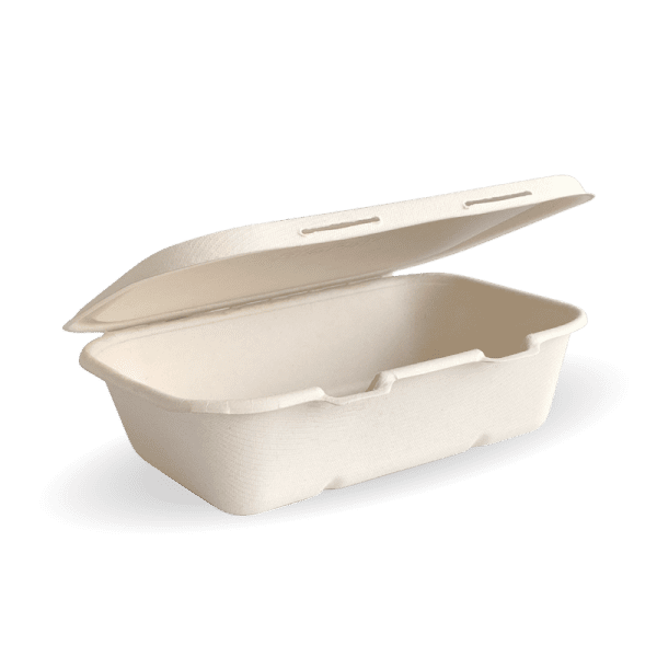Biopak BioCane Clamshell Natural 20x15x5cm 300pcs
