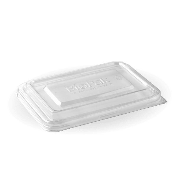 Biopak Clear RPET Takeaway Lid 500ml & 600ml 500pcs