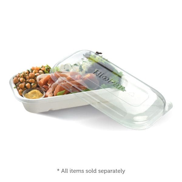 Biopak RPET Takeaway Lid 750ml & 1000ml 500pcs - Image 3