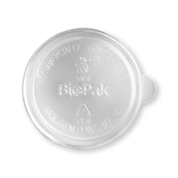 BioPak PLA Sugarcane Biocup Sauce Lid 60ml 1000pcs - Image 2
