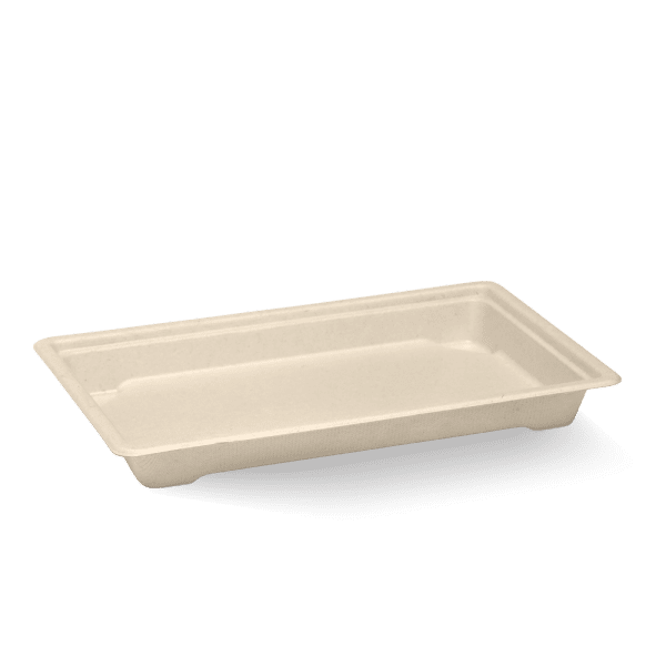 Biopak BioCane Sushi Tray Base Large 600pcs