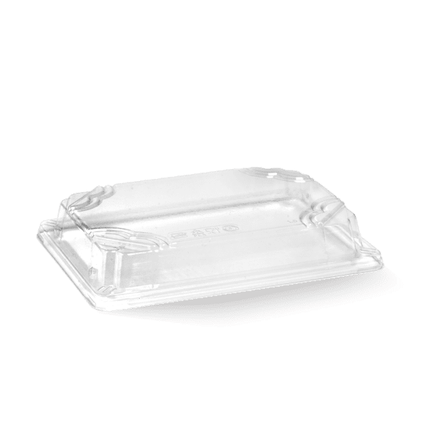 Biopak BioCane Sushi Tray PLA Lid Medium 600pcs