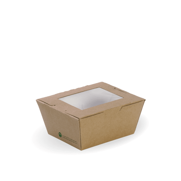 Biopak BioBoard Lunch Box with Window Small 200pcs