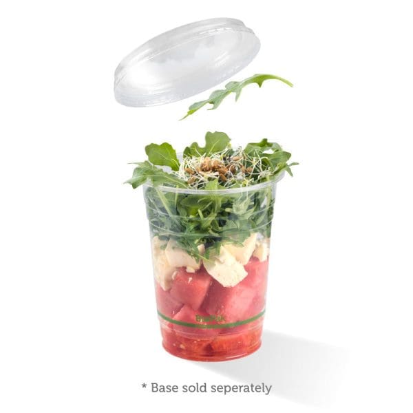 Biopak BioBowl Lid 240-960ml 500pcs - Image 2