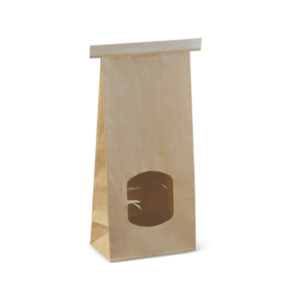 Detpak Medium Window Tin-Tie Bag 400pcs