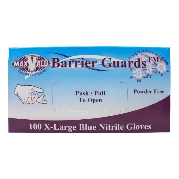 Maxvalu Nitrile Gloves Powder Free Blue Extra Large - Image 2