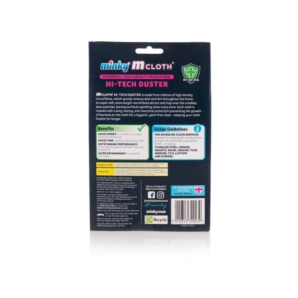 Minky M Cloth Hi-Tech Duster Microfibre Cloth - Image 4