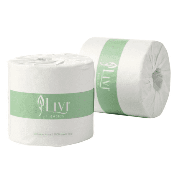 Livi 1ply Toilet Paper 1000 Sheets x 48 Rolls - Image 2