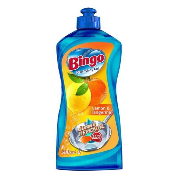 Bingo Dishwashing Liquid Lemon & Tangerine 400ml