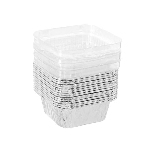 Lemon & Lime Square Foil Baking Cup with Plastic Lids 15 Pack - Image 5