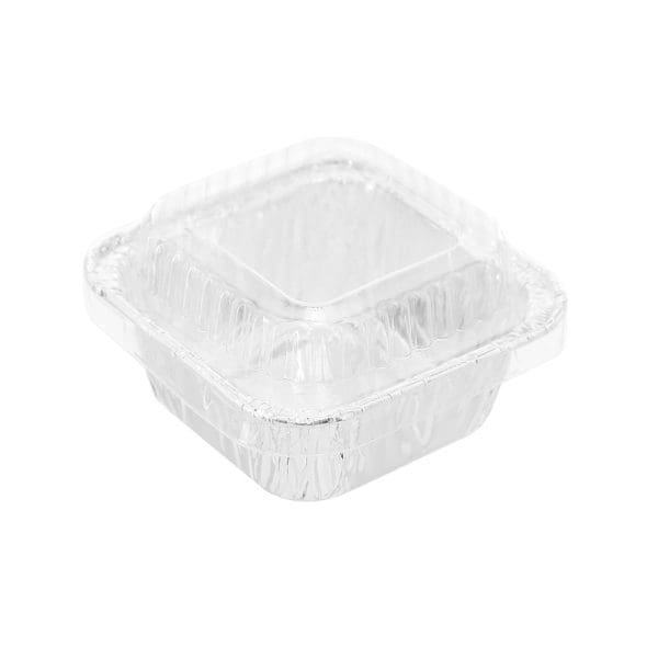 Lemon & Lime Square Foil Baking Cup with Plastic Lids 15 Pack - Image 2