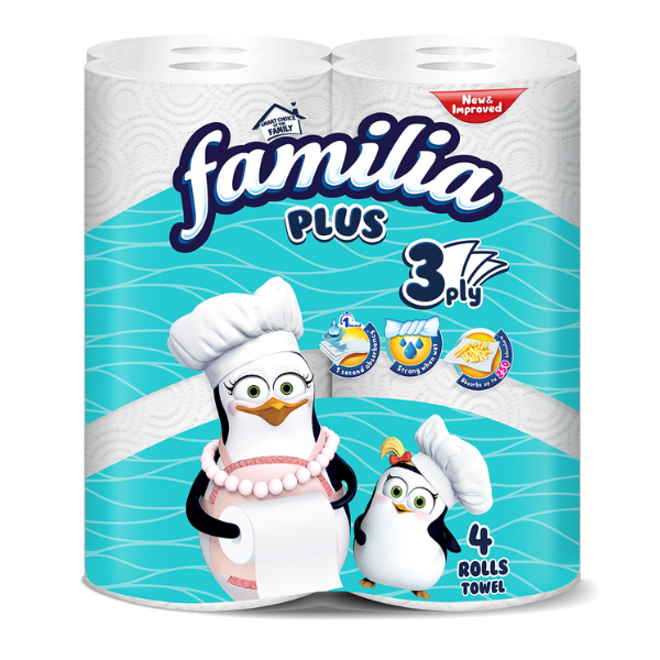 50000107 (Familia 3ply Kitchen Towels 4 Rolls)
